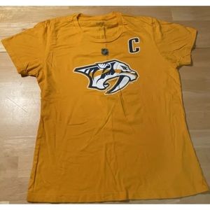 Reebok Women’s XL Nashville Predators NHL Hockey Mike Fisher T-Shirt Jersey